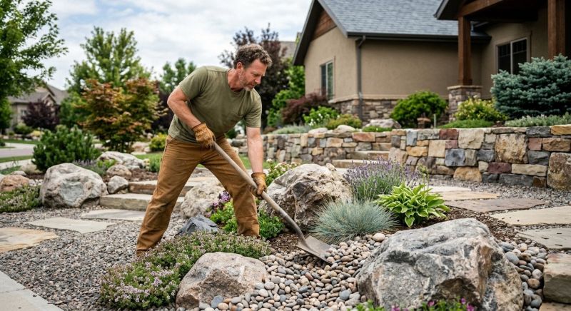 Rock Landscape Design in Ventura County, CA