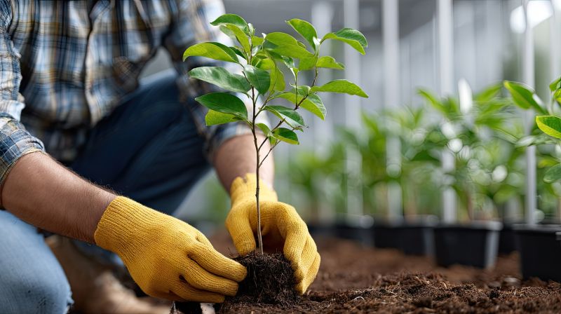 Apple Tree Planting in Ventura County, CA