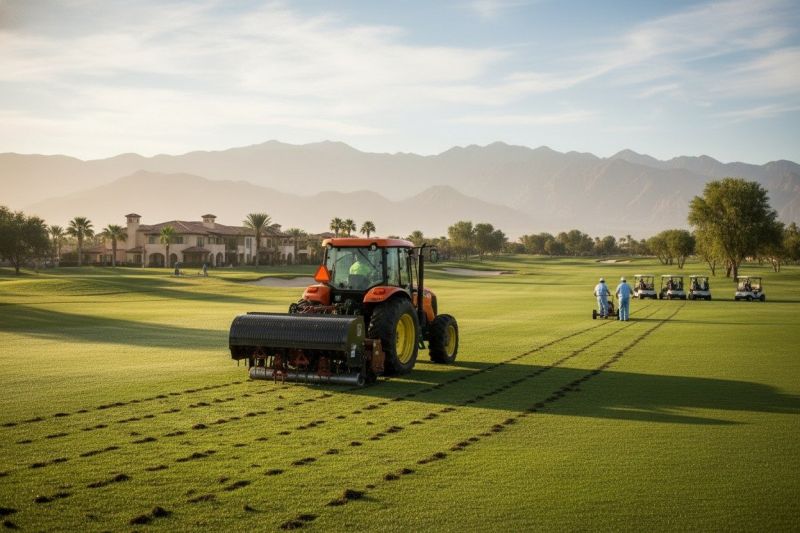 Golf Course Turf Installation