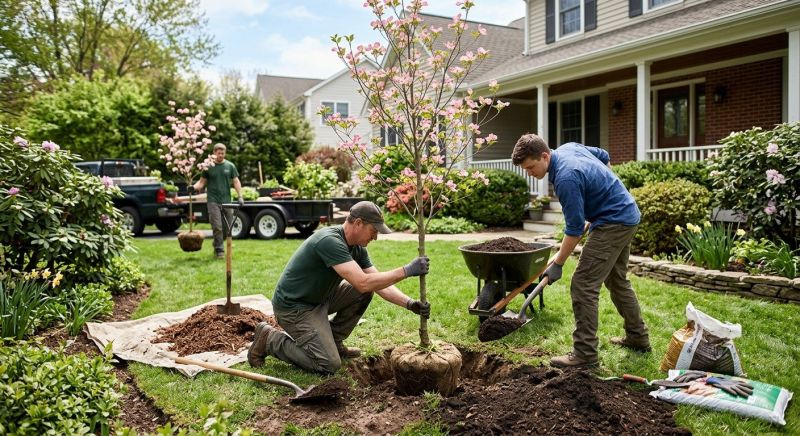 Dogwood Tree Planting in Ventura County, CA