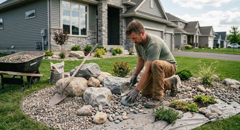 Landscaping Rocks Installation in Ventura County, CA