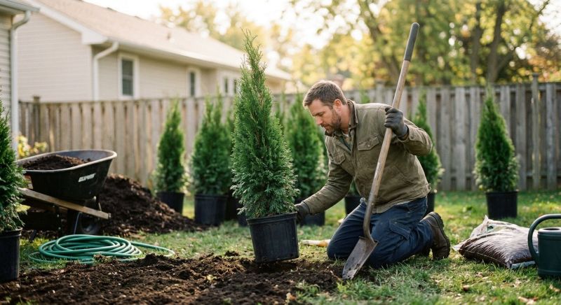 Pine Tree Planting in Ventura County, CA