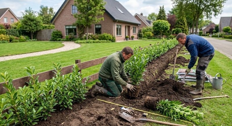 Privacy Hedge Planting in Ventura County, CA