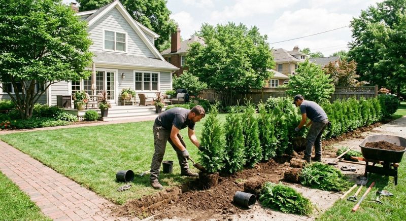 Privacy Shrub Installation in Ventura County, CA